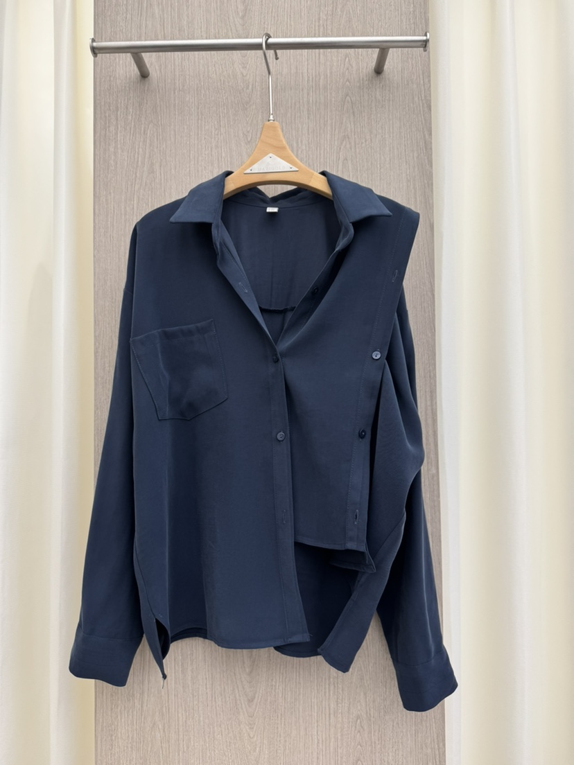 MARIGOLD韓國直郵女士新品休閑真品推薦襯衫蕾絲衫開衩紐扣MARIGOLD襯衫/蕾絲衫圖色2