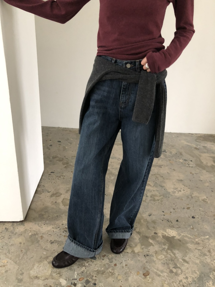 MOVENNE韓國代購女士新品熱賣真品人氣休閑推薦時尚牛仔褲MOVENNE牛仔褲