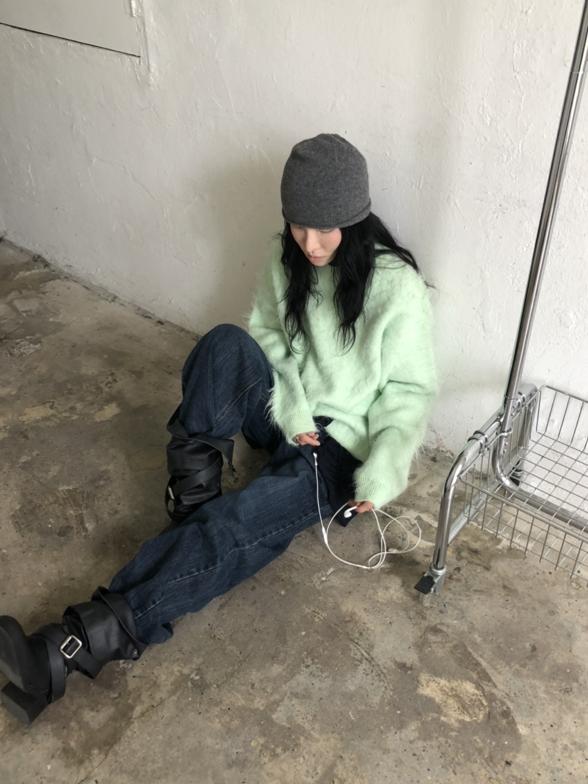 MOVENNE韓國代購女士新品熱賣真品人氣休閑推薦時尚牛仔褲MOVENNE牛仔褲