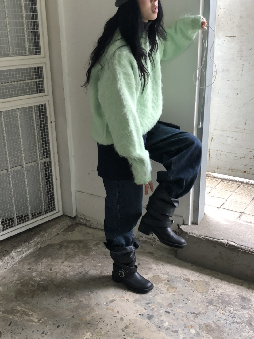 MOVENNE韓國代購女士新品熱賣真品人氣休閑推薦時尚牛仔褲MOVENNE牛仔褲