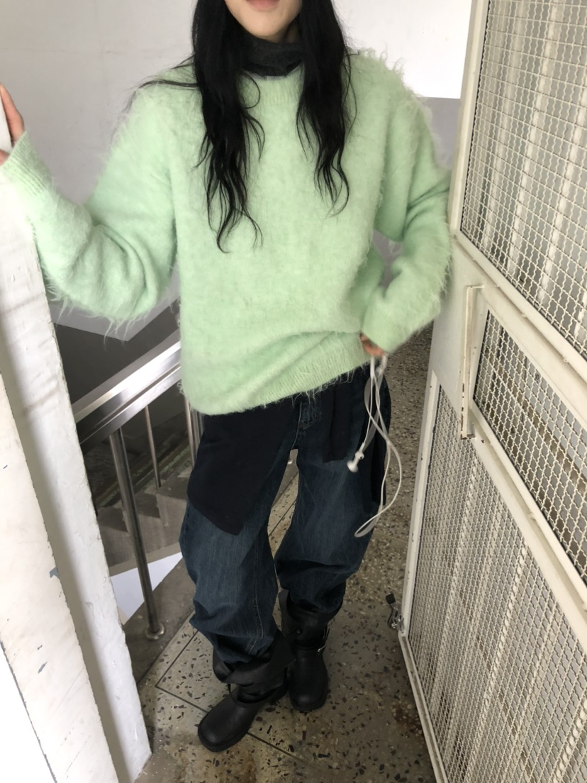 MOVENNE韓國代購女士新品熱賣真品人氣休閑推薦時尚牛仔褲MOVENNE牛仔褲