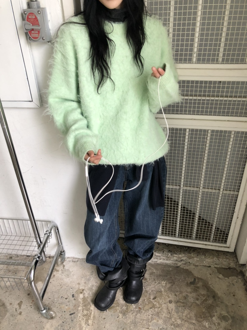 MOVENNE韓國代購女士新品熱賣真品人氣休閑推薦時尚牛仔褲MOVENNE牛仔褲