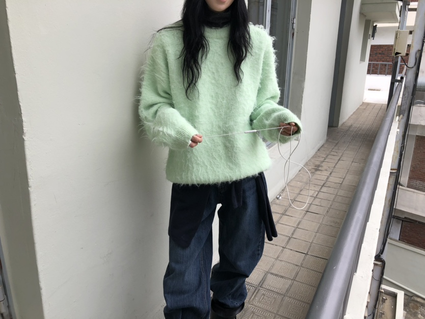 MOVENNE韓國代購女士新品熱賣真品人氣休閑推薦時尚牛仔褲MOVENNE牛仔褲