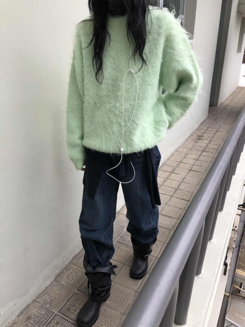 MOVENNE韓國代購女士新品熱賣真品人氣休閑推薦時尚牛仔褲MOVENNE牛仔褲