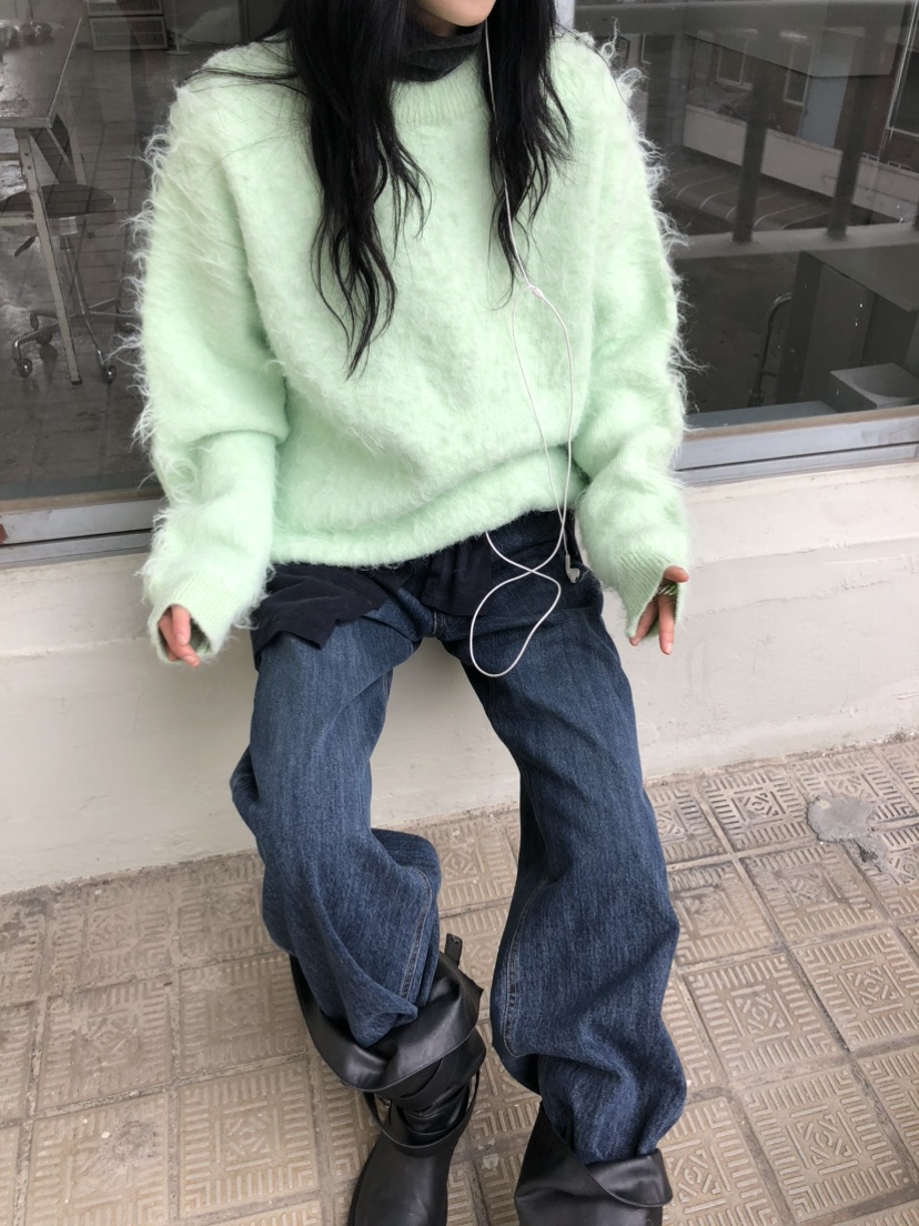 MOVENNE韓國代購女士新品熱賣真品人氣休閑推薦時尚牛仔褲MOVENNE牛仔褲