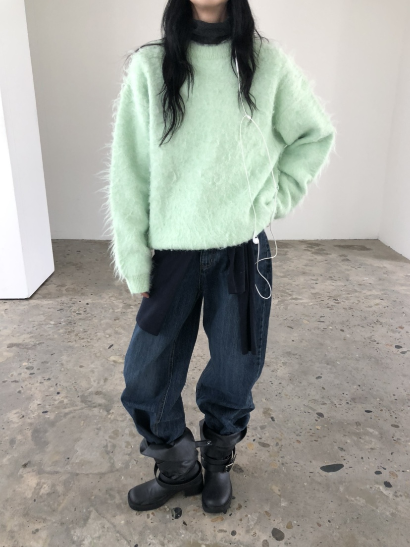 MOVENNE韓國代購女士新品熱賣真品人氣休閑推薦時尚牛仔褲MOVENNE牛仔褲