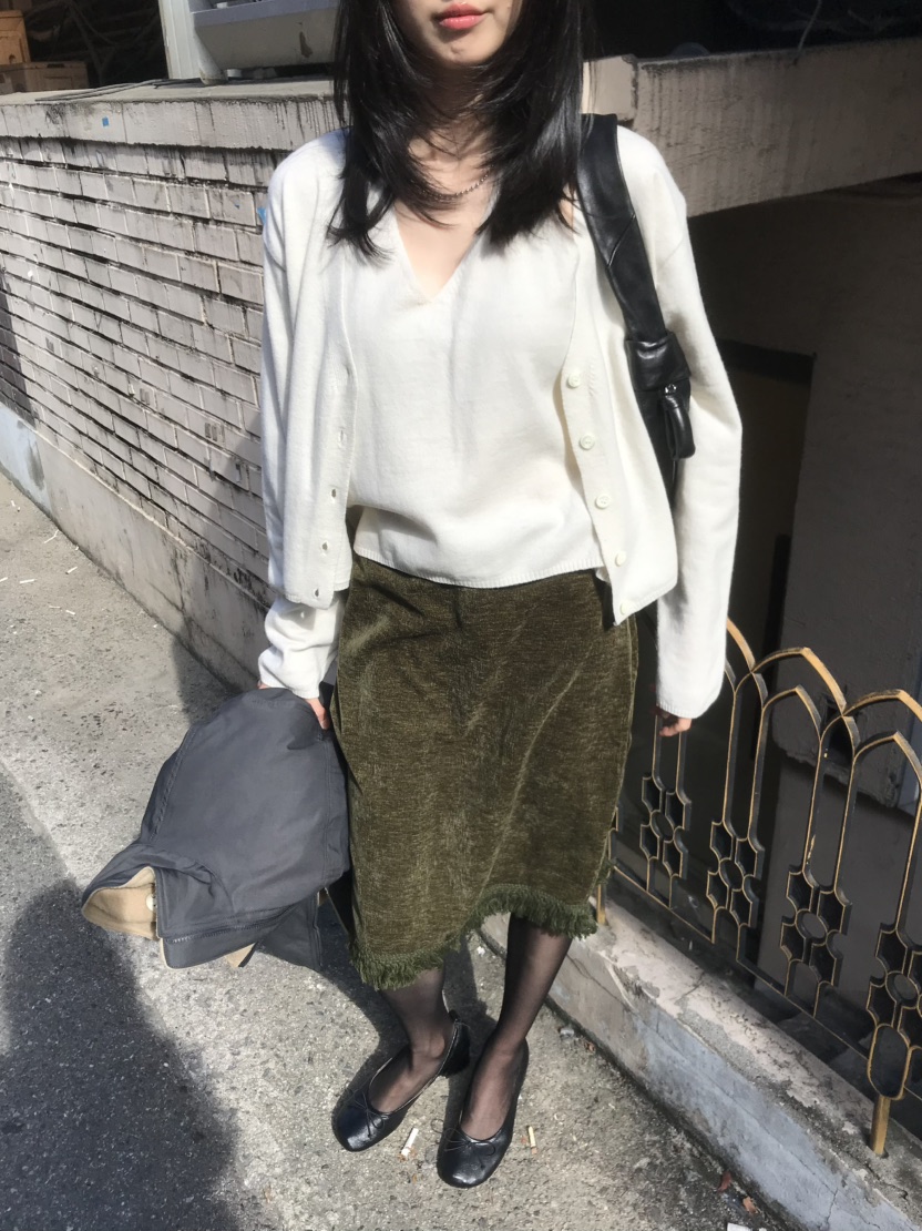 LOFN韓國代購女士新品休閑時尚真品熱賣推薦針織衫假兩件LOFN針織衫