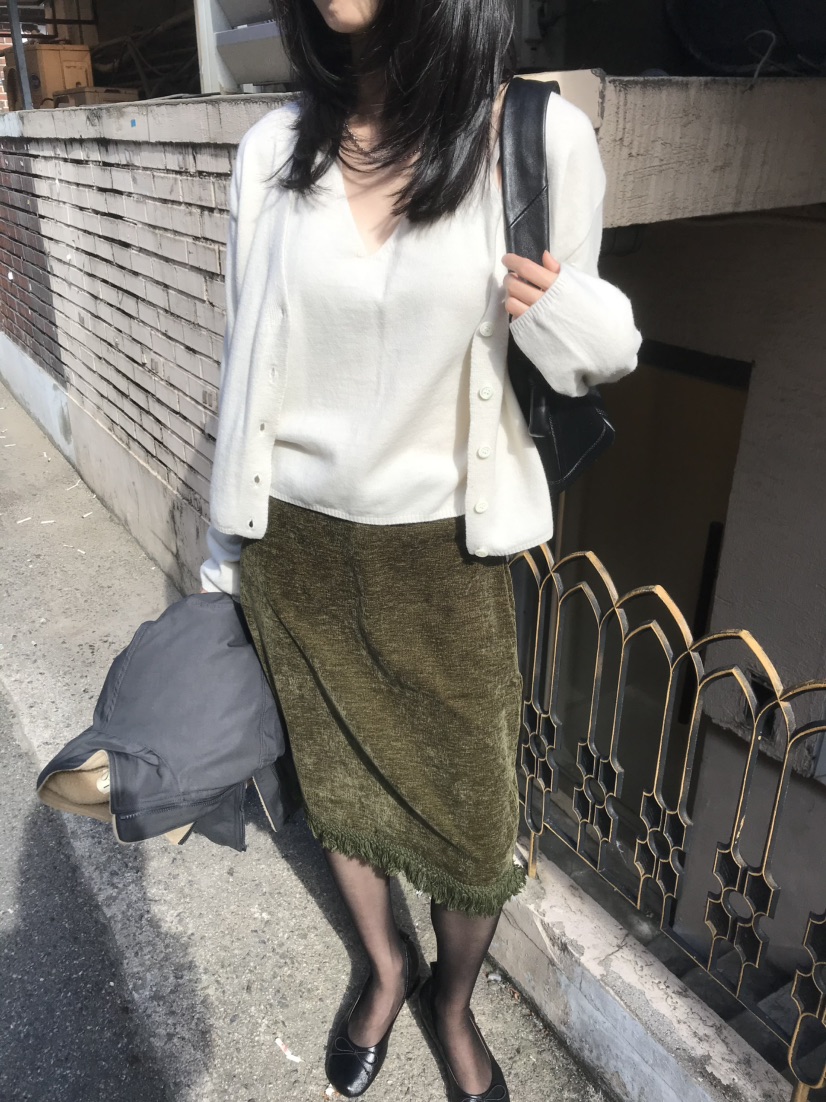 LOFN韓國代購女士新品休閑時尚真品熱賣推薦針織衫假兩件LOFN針織衫