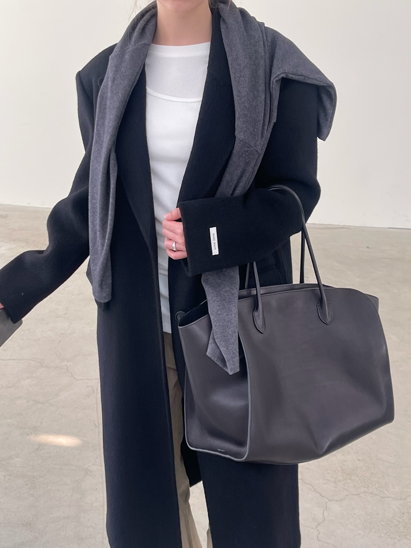 ANOTHER AVENUE東大門實拍女裝新款真品中長款大衣羊駝毛混紡ANOTHER AVENUE中長款大衣