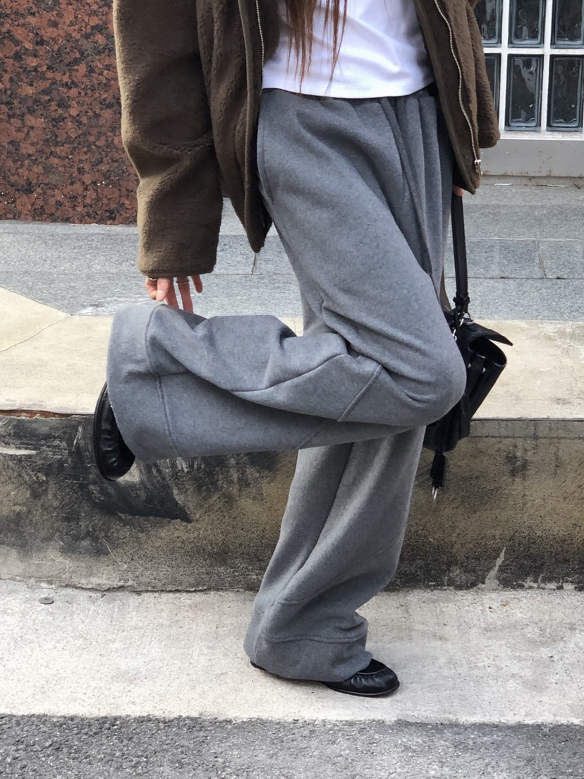 ONDO-P韓國直郵女裝新品人氣真品休閑熱賣休閑褲抓絨羅紋ONDO-P休閑褲
