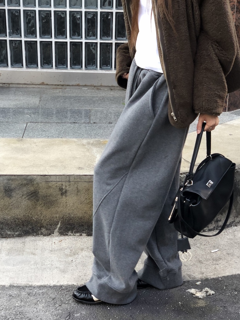 ONDO-P韓國直郵女裝新品人氣真品休閑熱賣休閑褲抓絨羅紋ONDO-P休閑褲