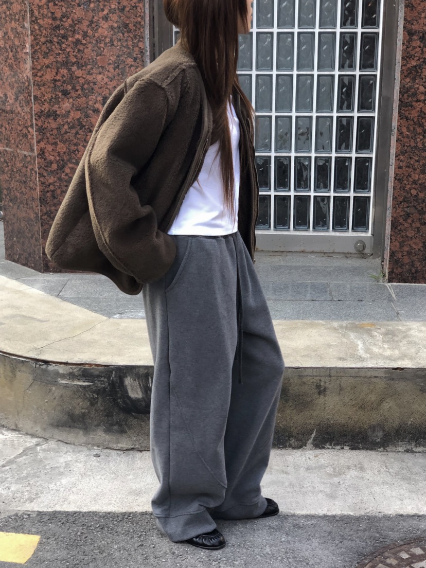 ONDO-P韓國直郵女裝新品人氣真品休閑熱賣休閑褲抓絨羅紋ONDO-P休閑褲
