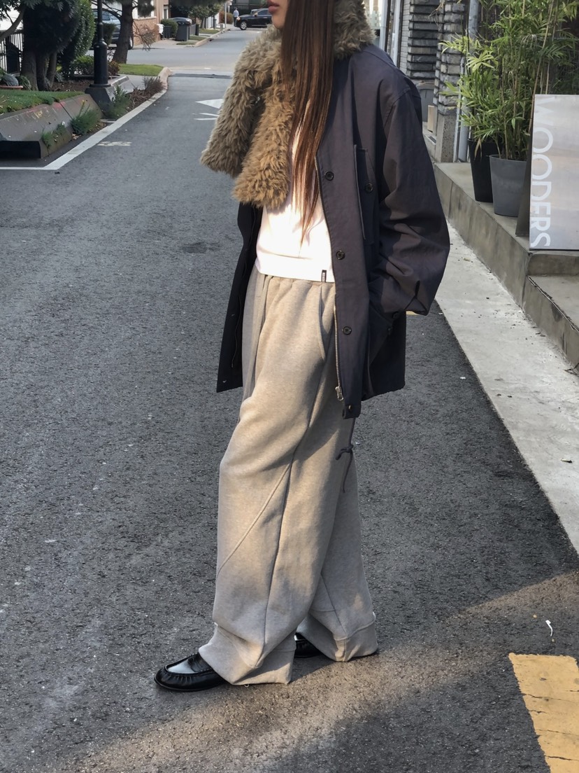 ONDO-P韓國直郵女裝新品人氣真品休閑熱賣休閑褲抓絨羅紋ONDO-P休閑褲