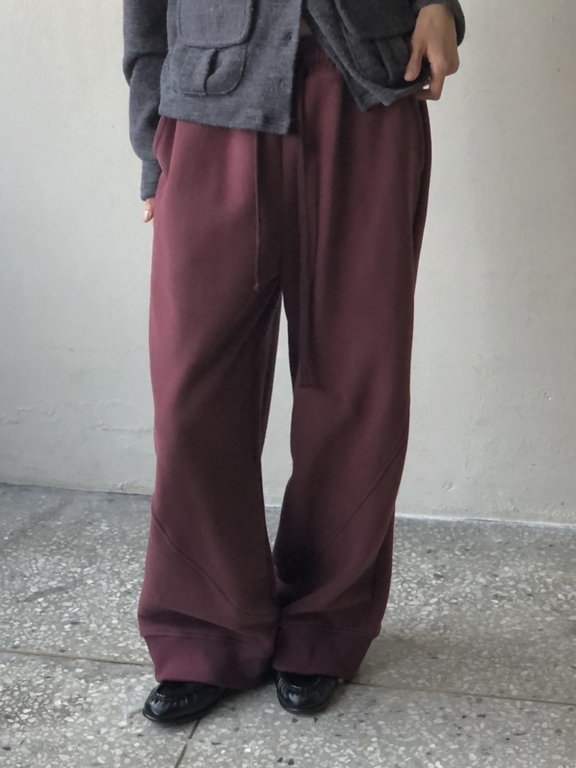 ONDO-P韓國直郵女裝新品人氣真品休閑熱賣休閑褲抓絨羅紋ONDO-P休閑褲