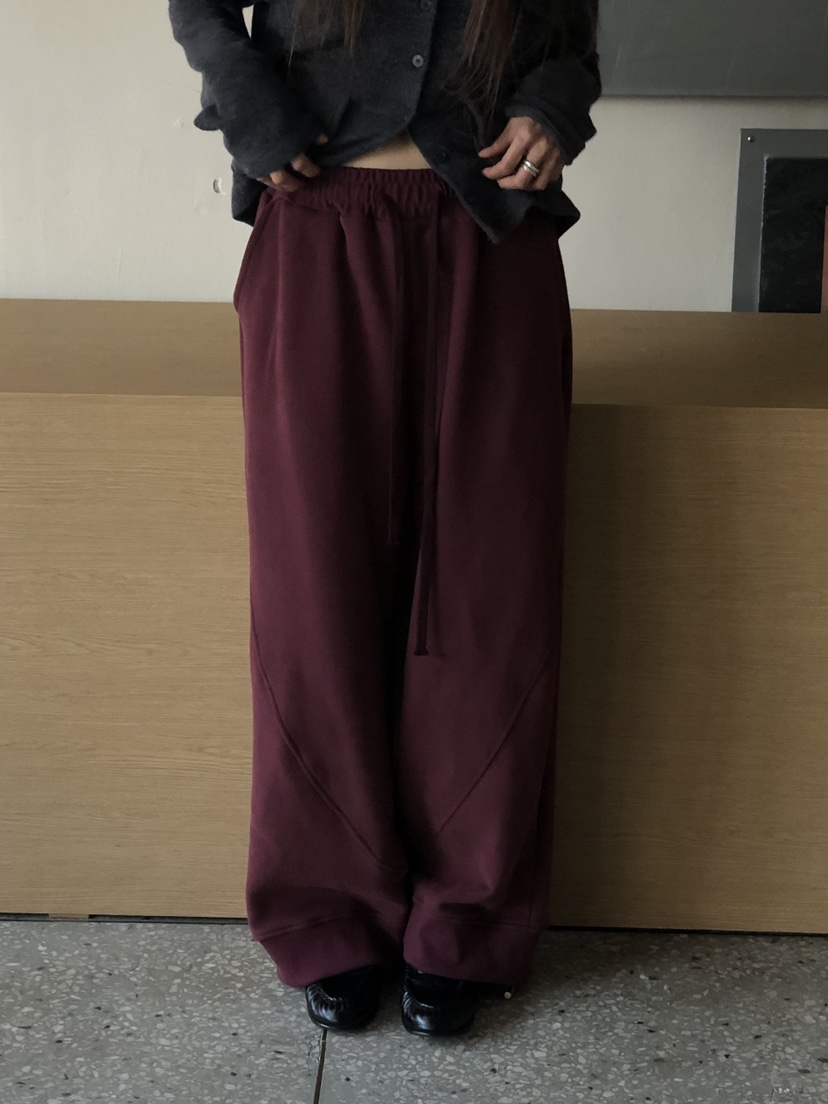 ONDO-P韓國直郵女裝新品人氣真品休閑熱賣休閑褲抓絨羅紋ONDO-P休閑褲