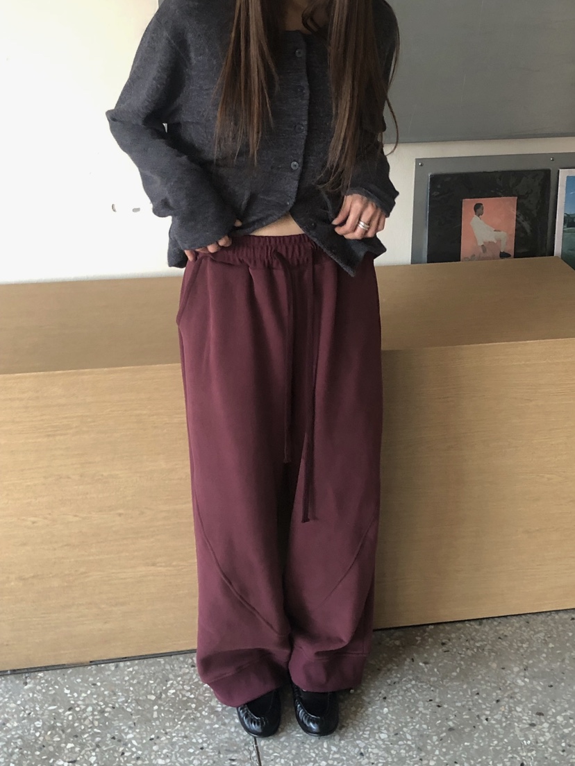 ONDO-P韓國直郵女裝新品人氣真品休閑熱賣休閑褲抓絨羅紋ONDO-P休閑褲