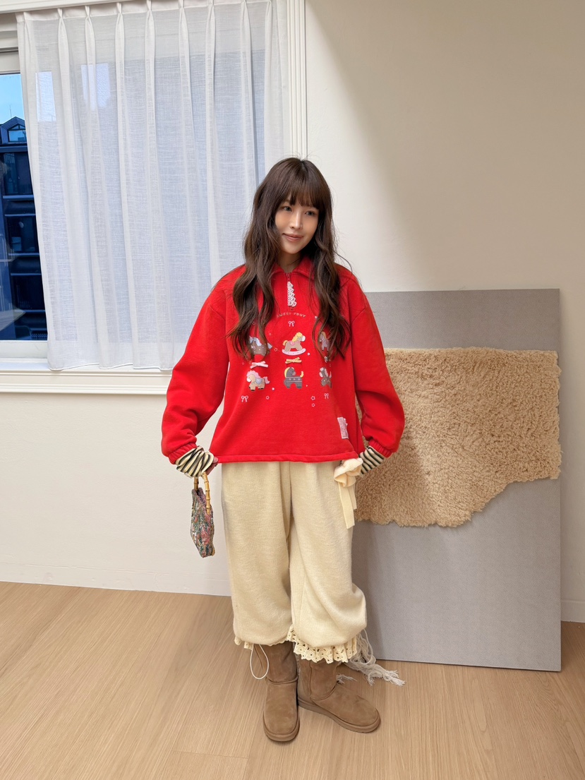 BOUTIQUE-L韓國直郵女裝新品推薦熱賣人氣休閑時尚真品衛衣BOUTIQUE-L衛衣