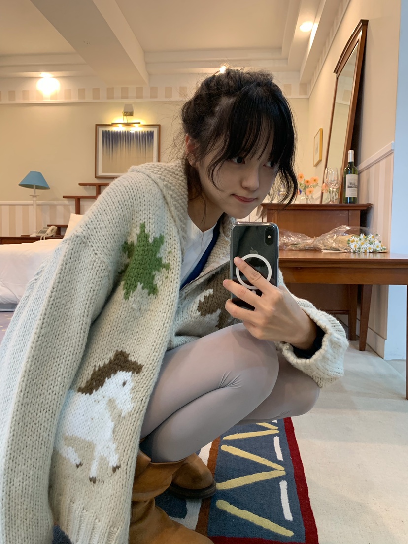 PANTRY HAUS東大門代購女裝新款推薦真品熱賣休閑開衫拉鏈PANTRY HAUS開衫