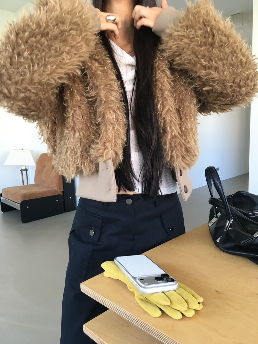TREMA東大門實拍女裝新款熱賣推薦真品人氣時尚休閑短款大衣TREMA短款大衣
