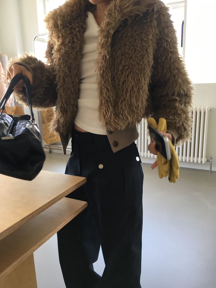 TREMA東大門實拍女裝新款熱賣推薦真品人氣時尚休閑短款大衣TREMA短款大衣