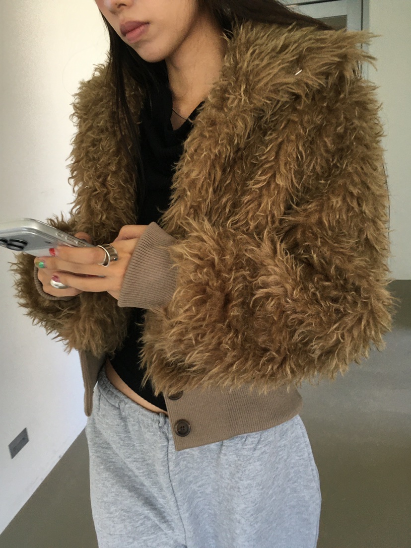 TREMA東大門實拍女裝新款熱賣推薦真品人氣時尚休閑短款大衣TREMA短款大衣