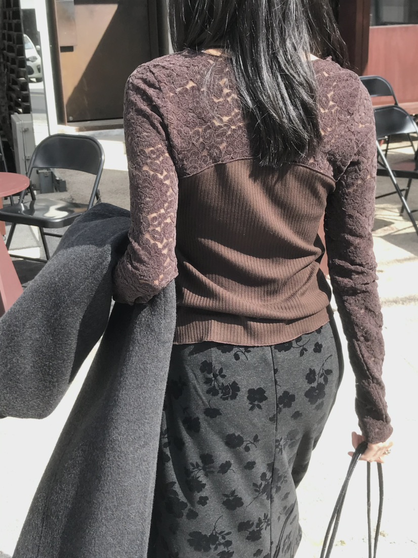 LOFN韓國代購女士新款推薦真品人氣時尚熱賣休閑長袖T恤LOFN長袖T恤