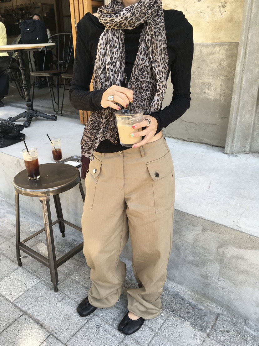 TREMA韓國直郵女裝新品人氣推薦時尚休閑熱賣真品休閑褲口袋TREMA休閑褲
