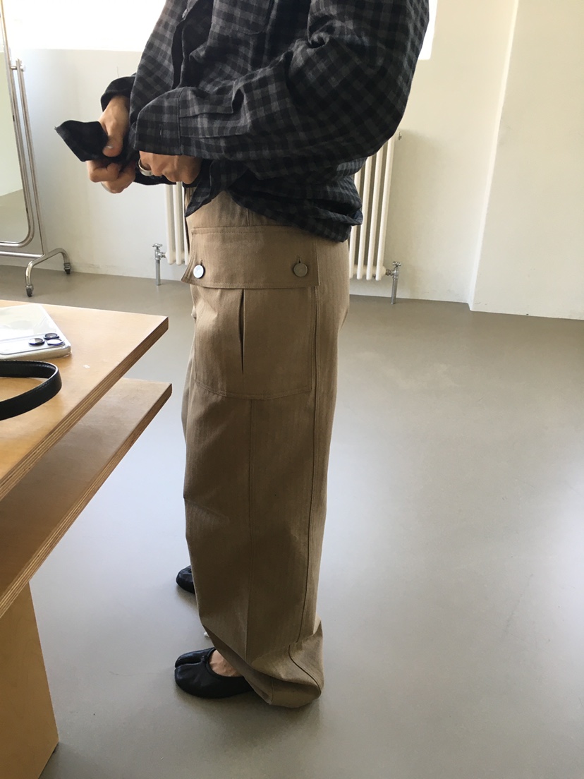 TREMA韓國直郵女裝新品人氣推薦時尚休閑熱賣真品休閑褲口袋TREMA休閑褲