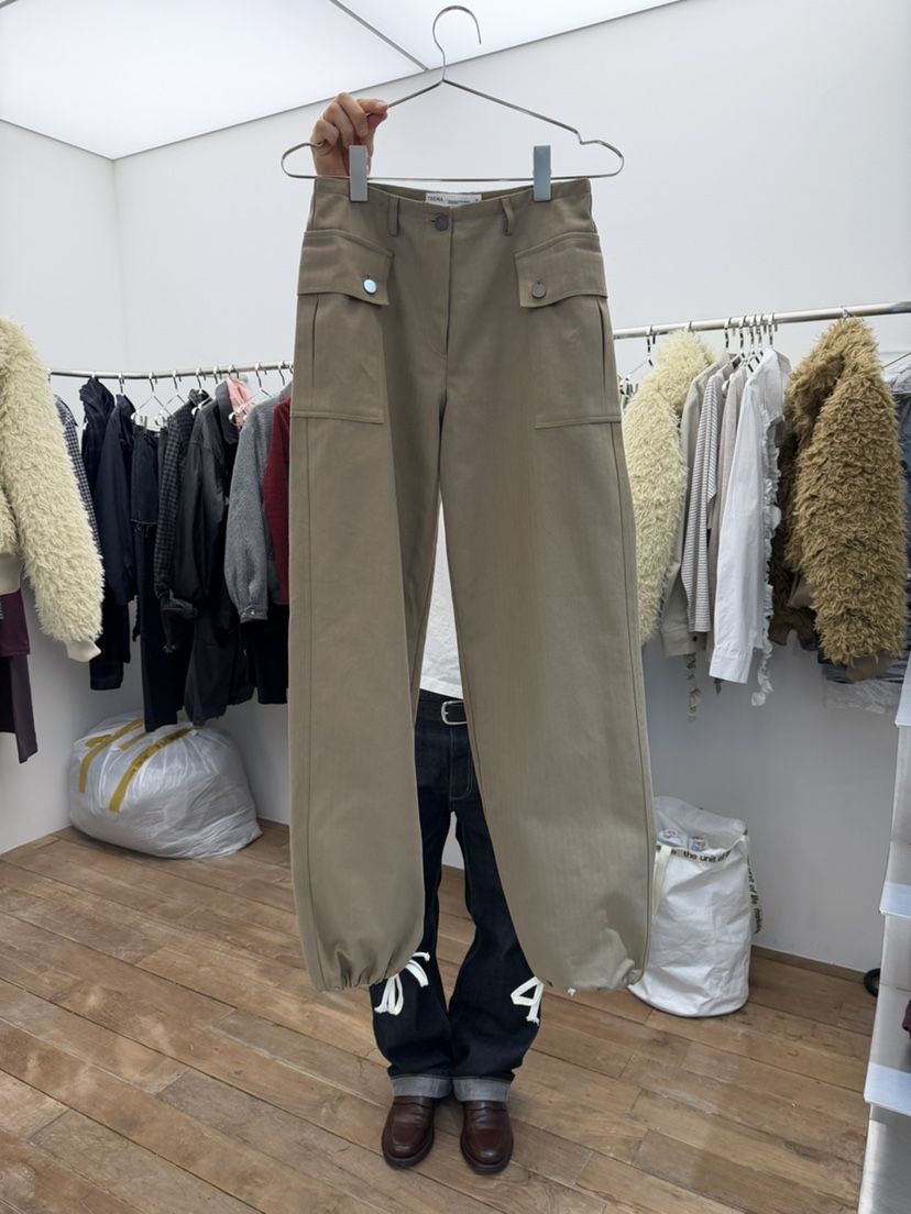 TREMA韓國直郵女裝新品人氣推薦時尚休閑熱賣真品休閑褲口袋TREMA休閑褲圖色1