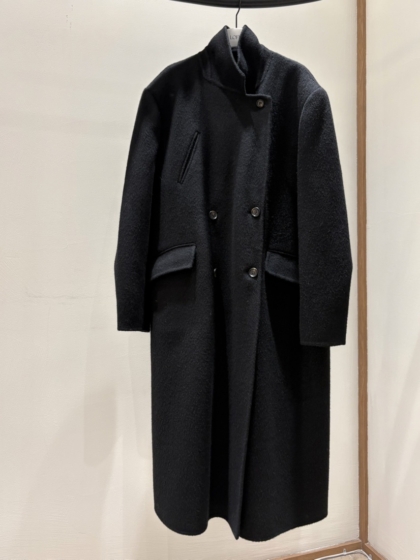 LOFN韓國代購女士新款推薦熱賣時尚休閑人氣真品中長款大衣LOFN中長款大衣圖色2