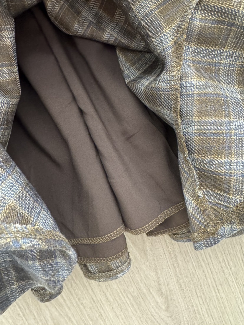 MARIGOLD東大門實拍女士新品時尚推薦人氣真品熱賣短裙格子MARIGOLD短裙