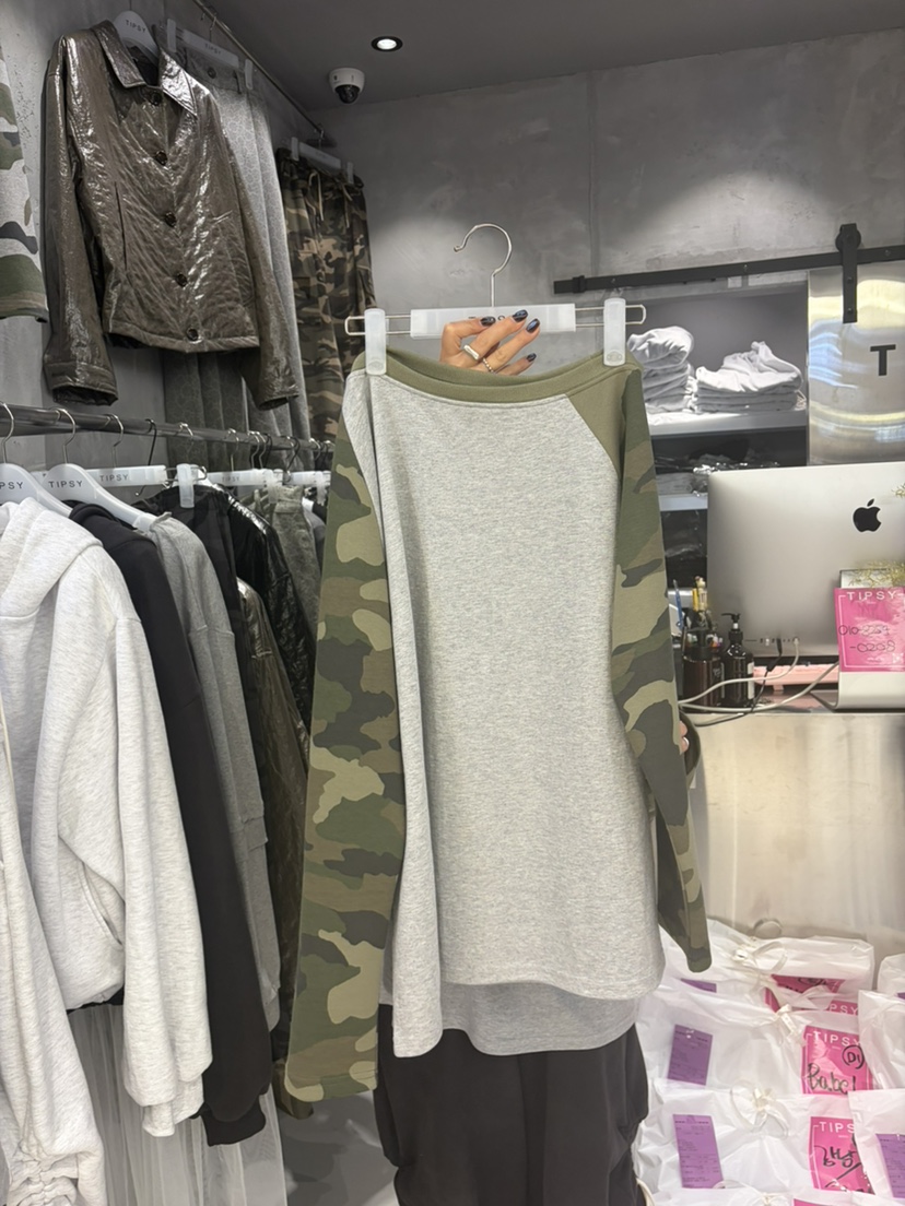 TIPSY東大門代購女士新款熱賣休閑人氣時尚真品推薦長袖T恤TIPSY長袖T恤圖色1