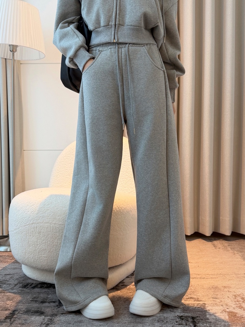 CLOTH韓國代購女裝新品時尚人氣熱賣休閑推薦套裝連帽衫抓絨CLOTH套裝