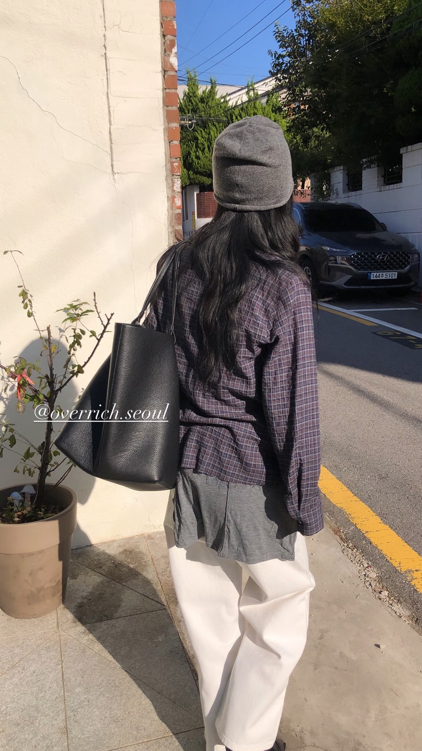 OVER RICH東大門代購女士新款人氣推薦休閑襯衫蕾絲衫格紋OVER RICH襯衫/蕾絲衫