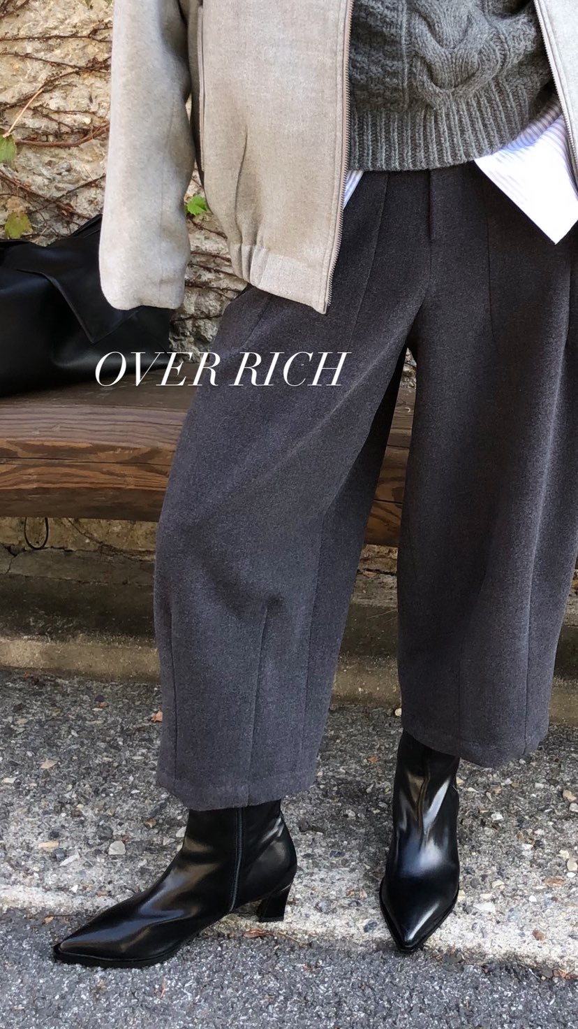 OVER RICH東大門代購女裝新品人氣推薦熱賣時尚休閑休閑褲OVER RICH休閑褲