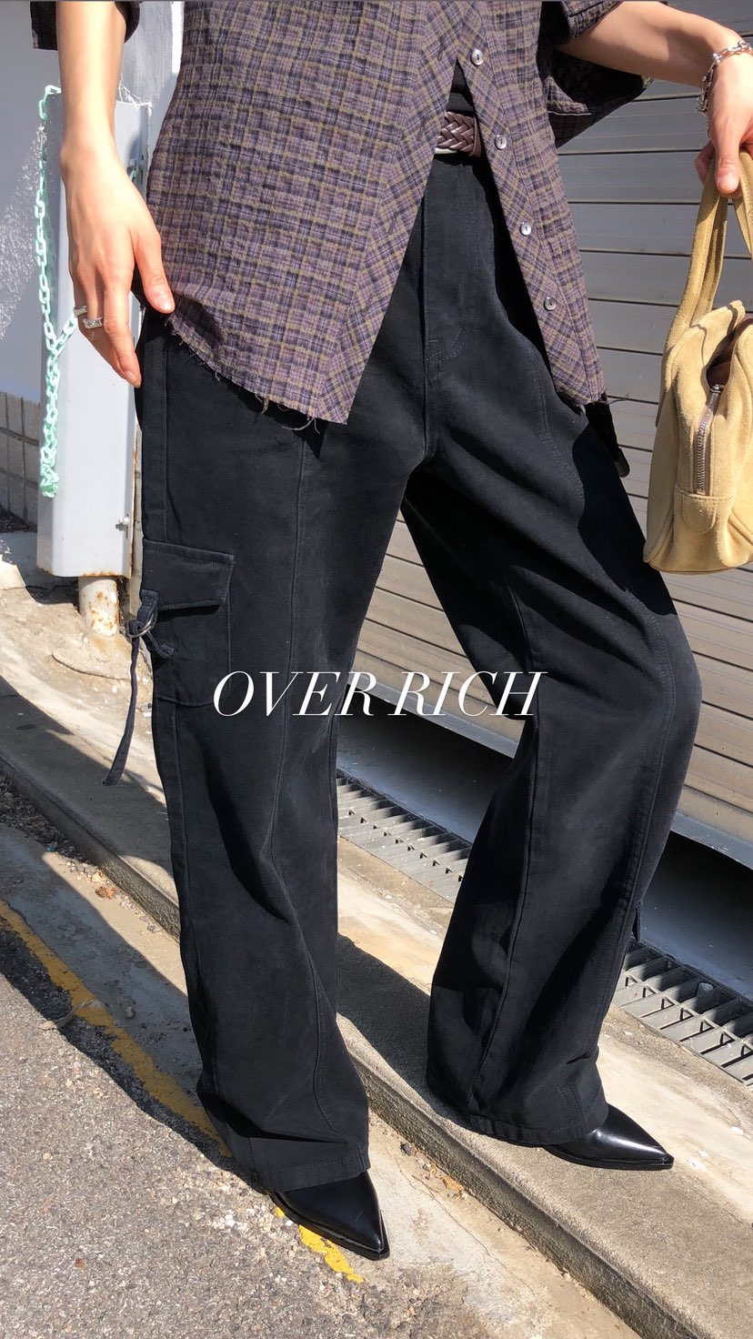 OVER RICH東大門代購女士新品真品休閑時尚推薦熱賣休閑褲OVER RICH休閑褲