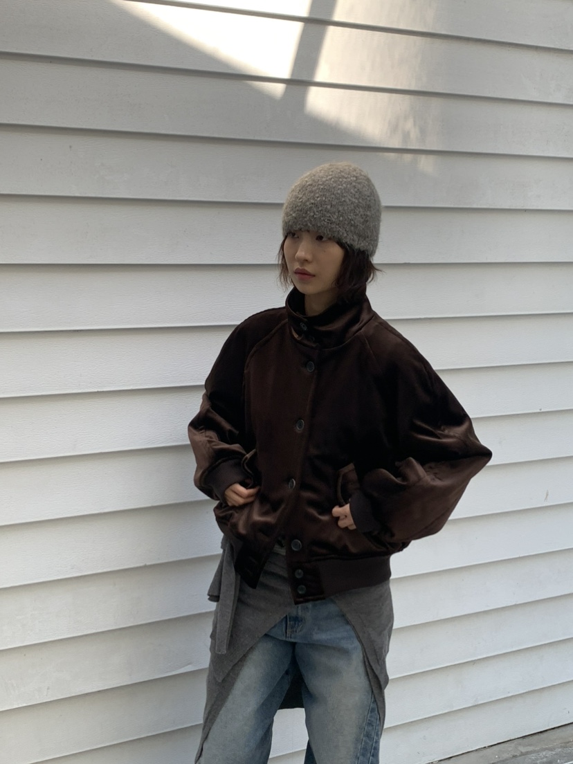 KARE/WEREPIECE東大門實拍女士新品人氣熱賣夾克高領絲絨KARE/WERE PIECE夾克