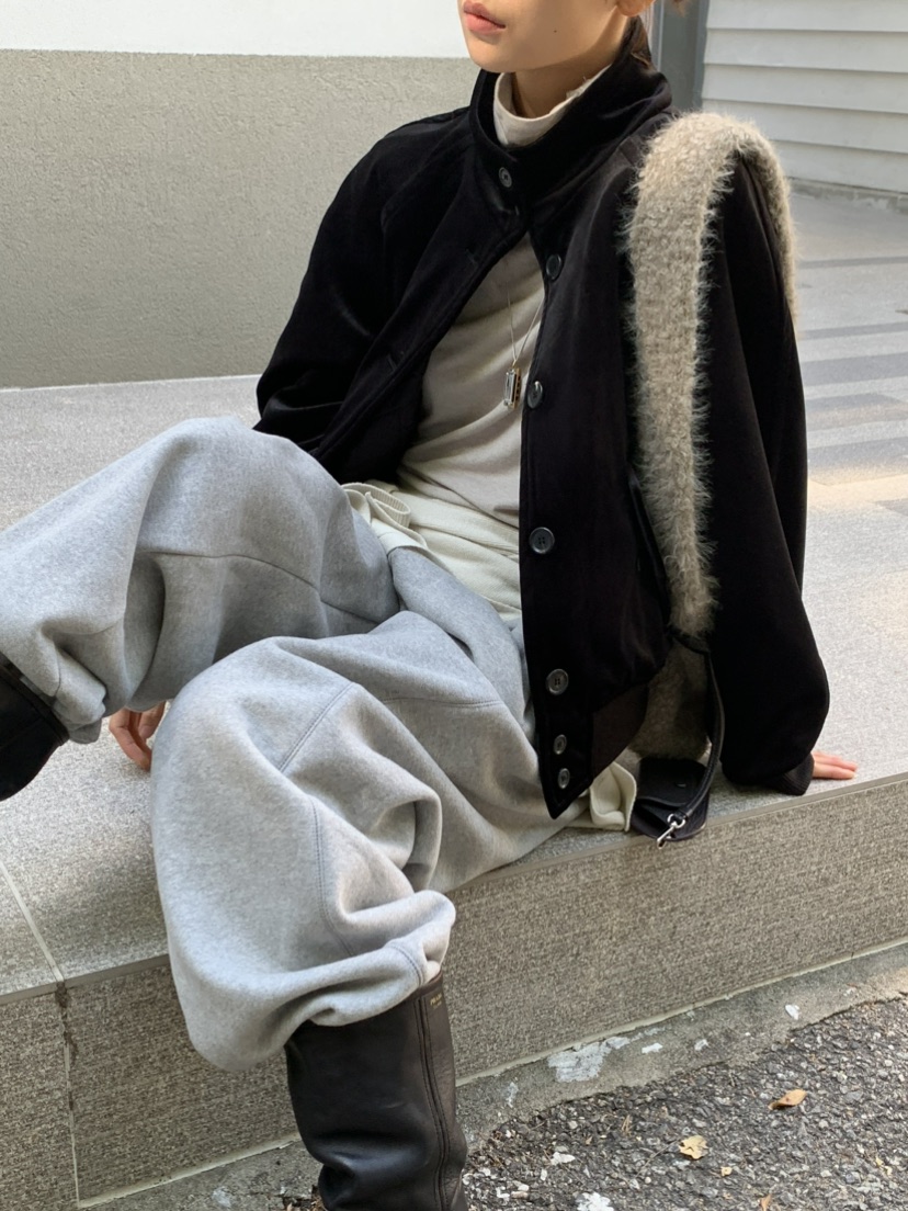 KARE/WEREPIECE東大門實拍女士新品人氣熱賣夾克高領絲絨KARE/WERE PIECE夾克