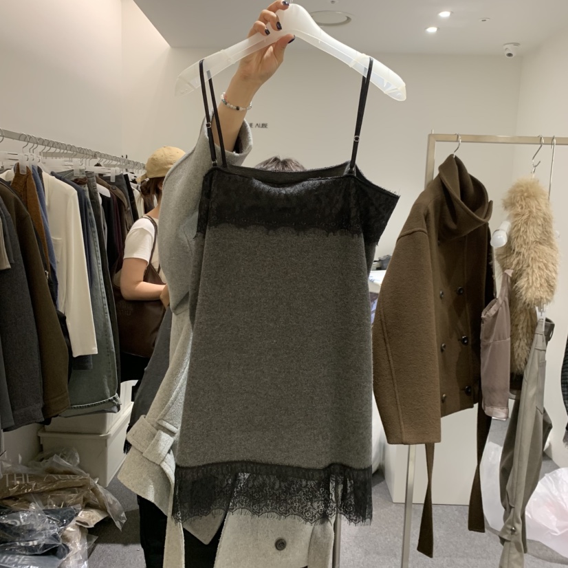 AUBE東大門實拍女裝新品休閑熱賣人氣真品推薦連衣裙磨毛THE AUBE連衣裙