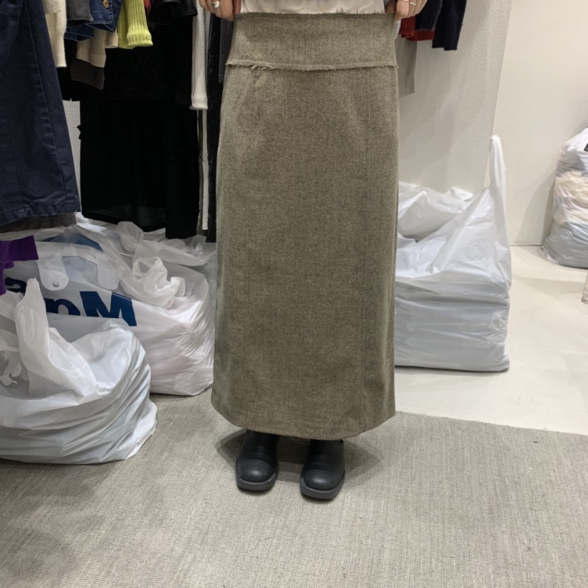FRE東大門直郵女士新款真品熱賣時尚人氣推薦休閑長裙人字紋FRE SEOUL長裙
