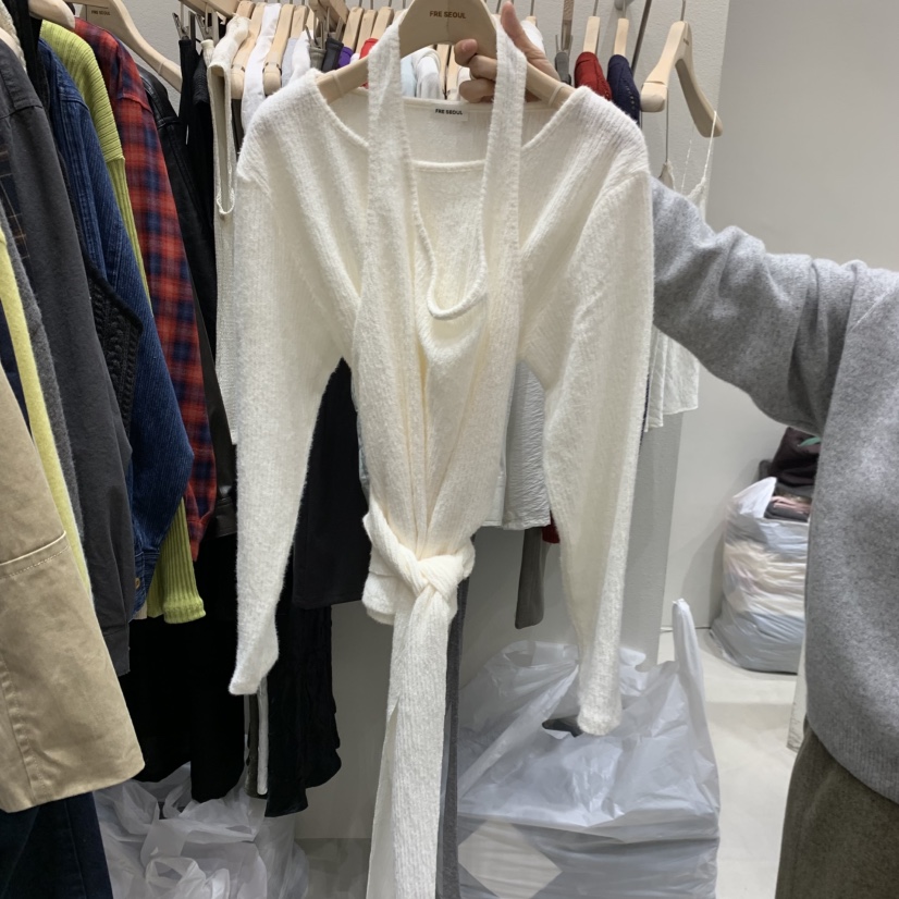 FRE韓國直郵女士新款人氣推薦休閑時尚熱賣真品套裝貂皮FRE SEOUL套裝圖色2