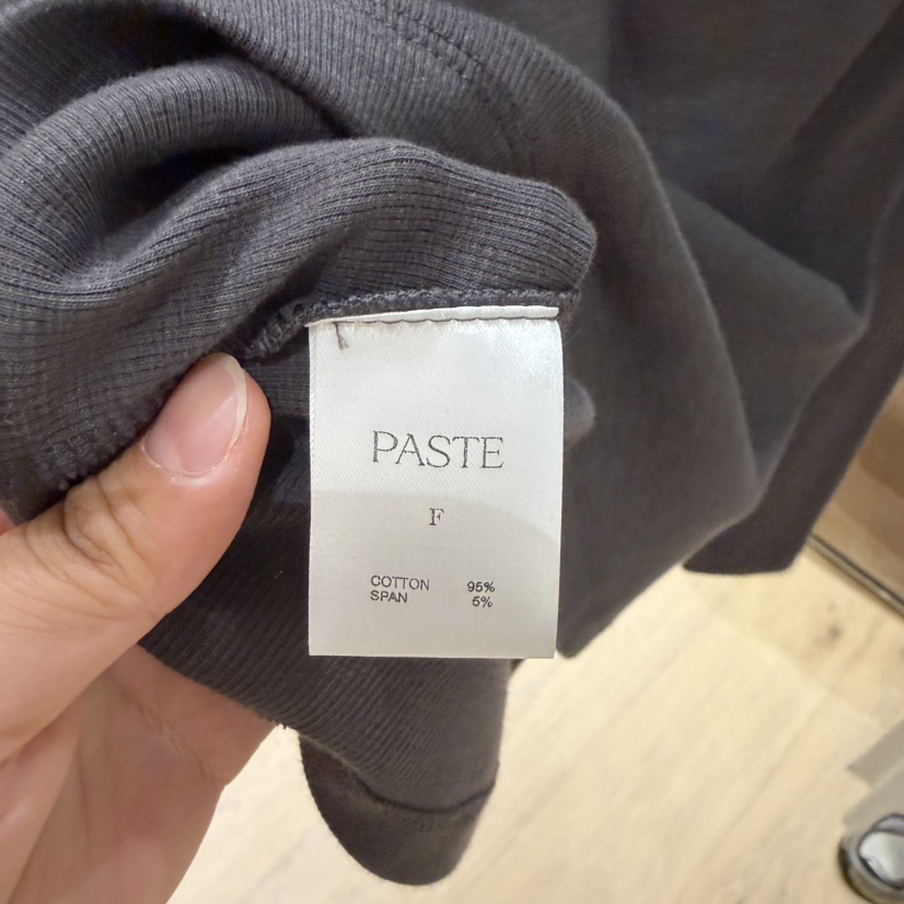PASTE東大門直郵女裝新品推薦人氣休閑時尚熱賣長袖T恤蕾絲PASTE長袖T恤