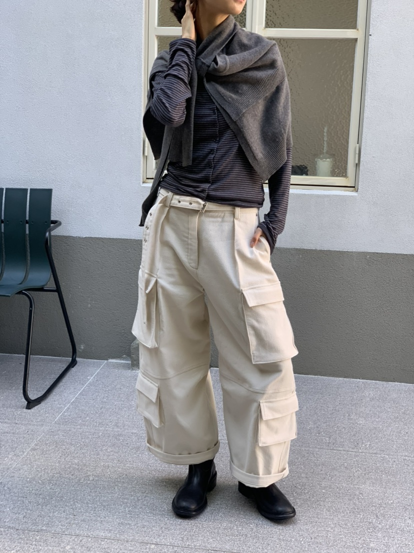 KARE/WEREPIECE東大門直郵女士新品推薦休閑褲含腰帶拉絨KARE/WERE PIECE休閑褲