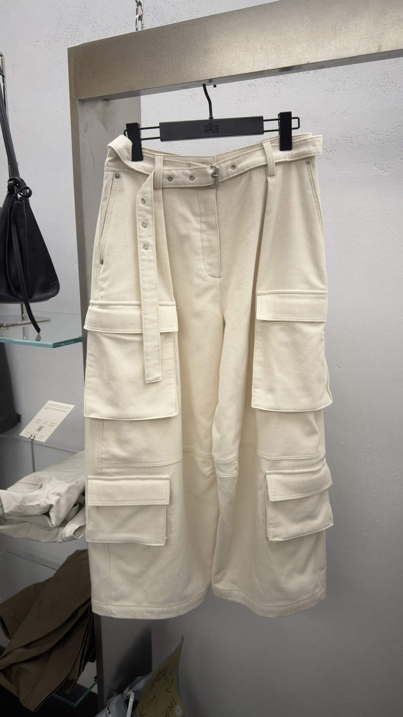 KARE/WEREPIECE東大門直郵女士新品推薦休閑褲含腰帶拉絨KARE/WERE PIECE休閑褲圖色1