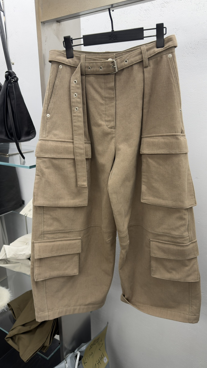 KARE/WEREPIECE東大門直郵女士新品推薦休閑褲含腰帶拉絨KARE/WERE PIECE休閑褲圖色3