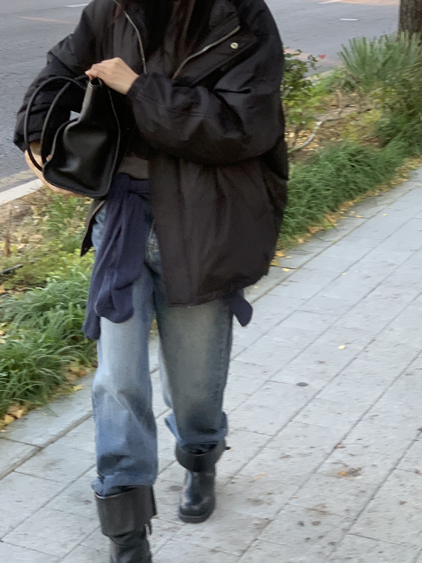 TRUE韓國代購女裝新款真品人氣休閑熱賣短款羽絨服抽繩填充TRUE短款羽絨服