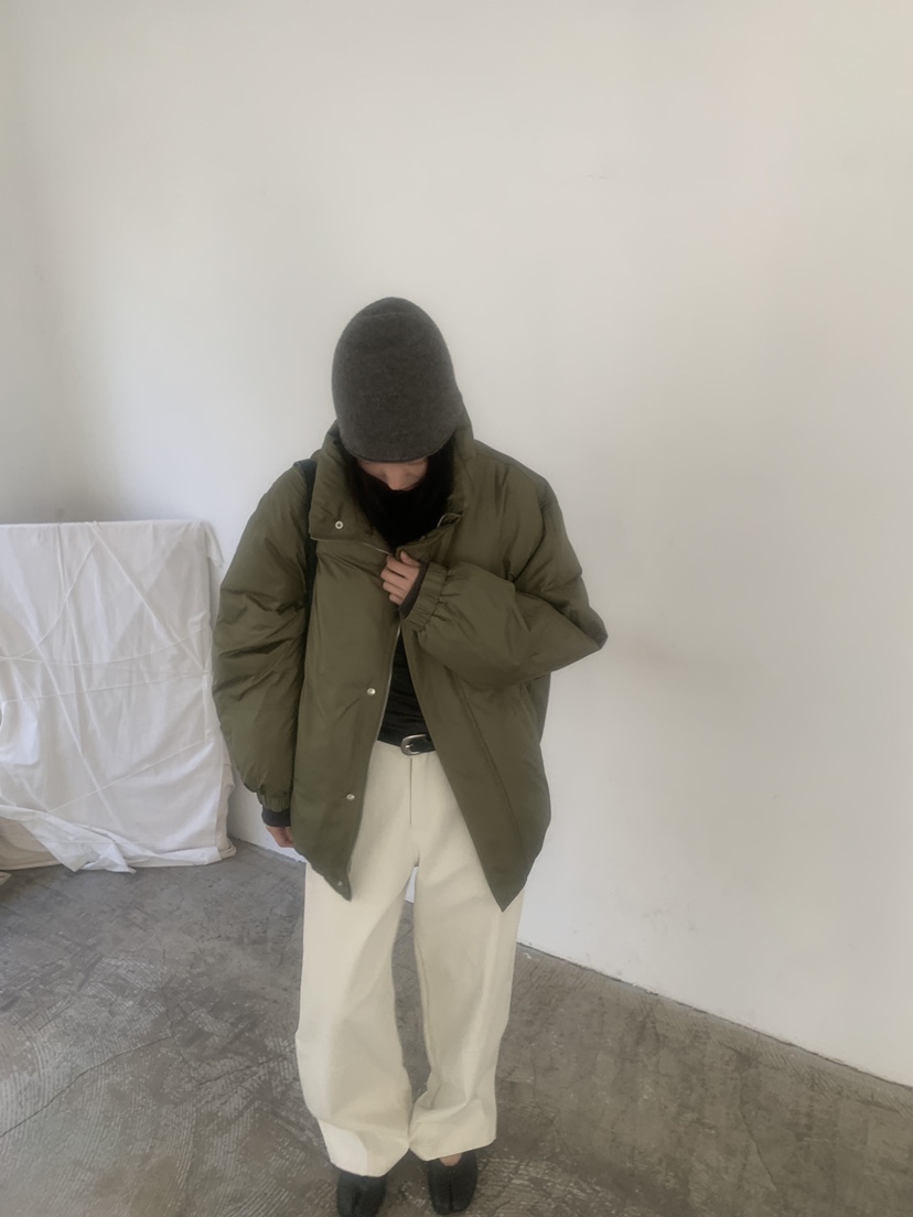 TRUE韓國代購女裝新款真品人氣休閑熱賣短款羽絨服抽繩填充TRUE短款羽絨服