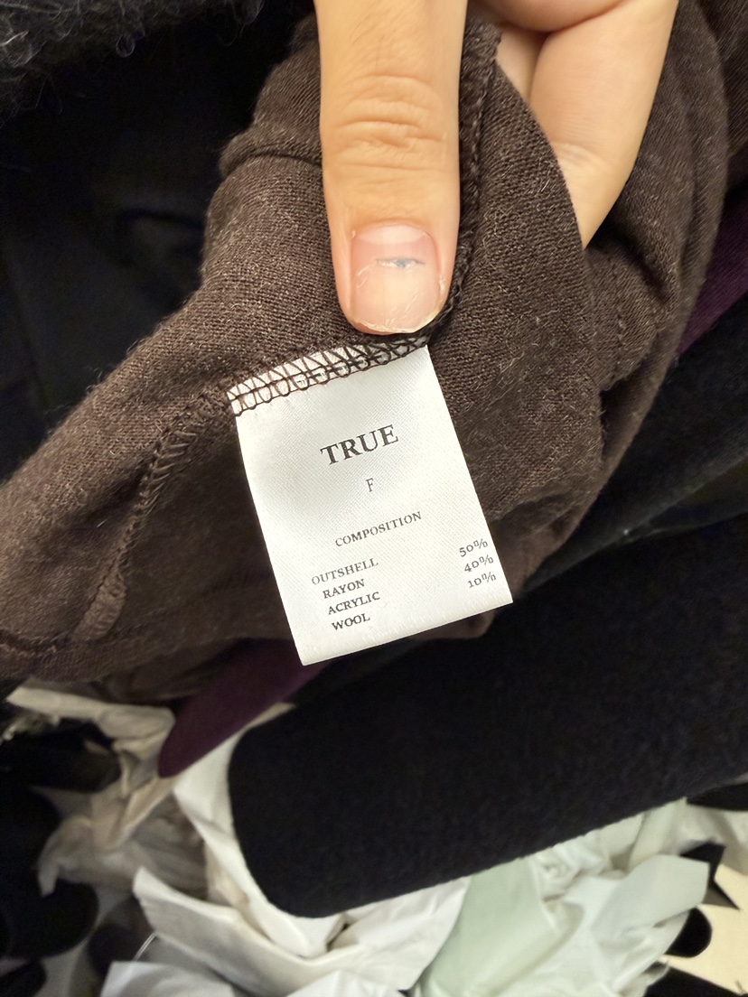 TRUE東大門直郵女士新品休閑熱賣真品時尚人氣推薦長袖T恤TRUE長袖T恤