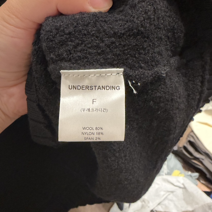 UNDERSTANDING韓國代購女裝新款時尚真品人氣熱賣開衫開襟UNDERSTANDING開衫