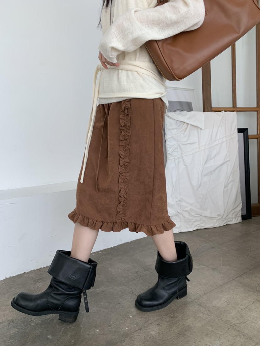 TRUE東大門實拍女裝新品真品熱賣時尚推薦休閑半身裙中短裙TRUE半身裙/中短裙